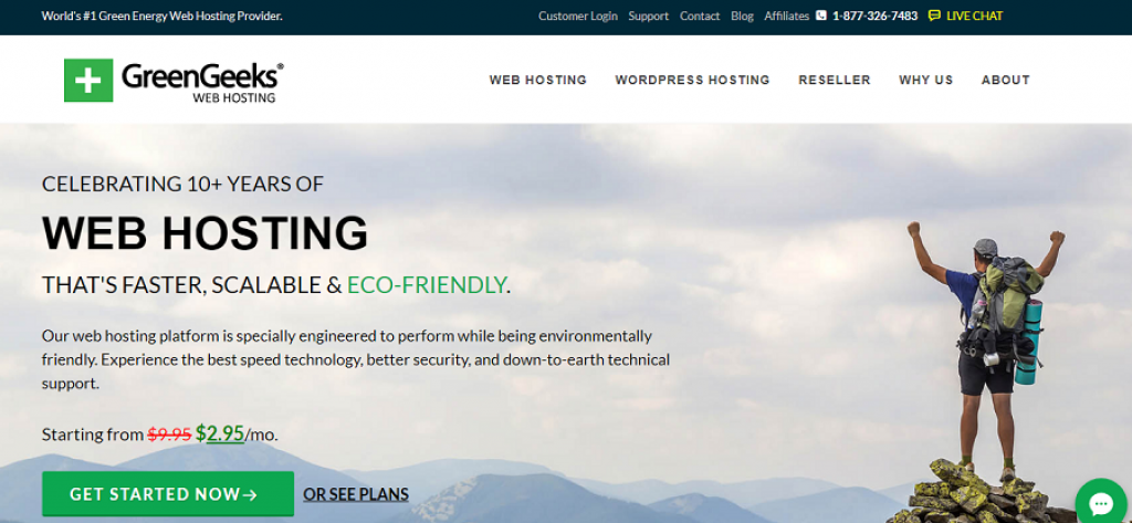 GreenGeeks Web hosting
