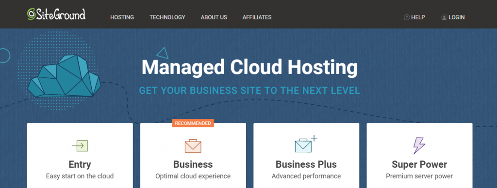 siteground cloud web hosting company