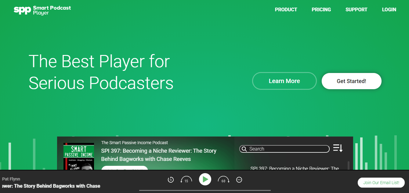 smart podcast player hosting