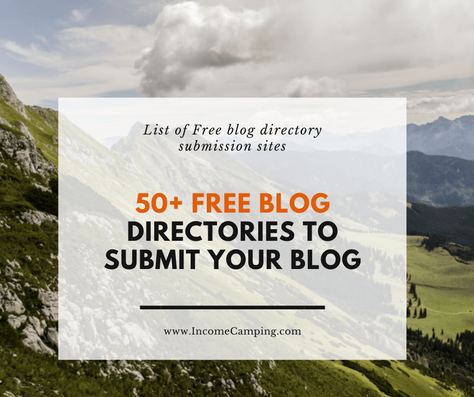 List of Free Blog Directory Submission sites