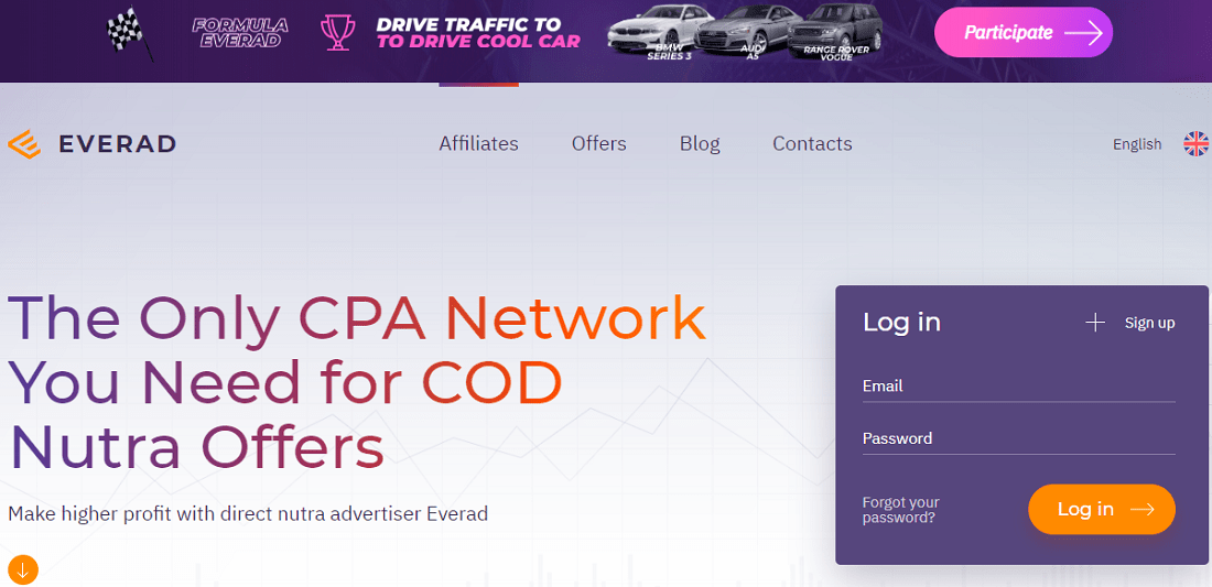 Everad Affiliate Network – Earn $32 CPA Nutra Offers